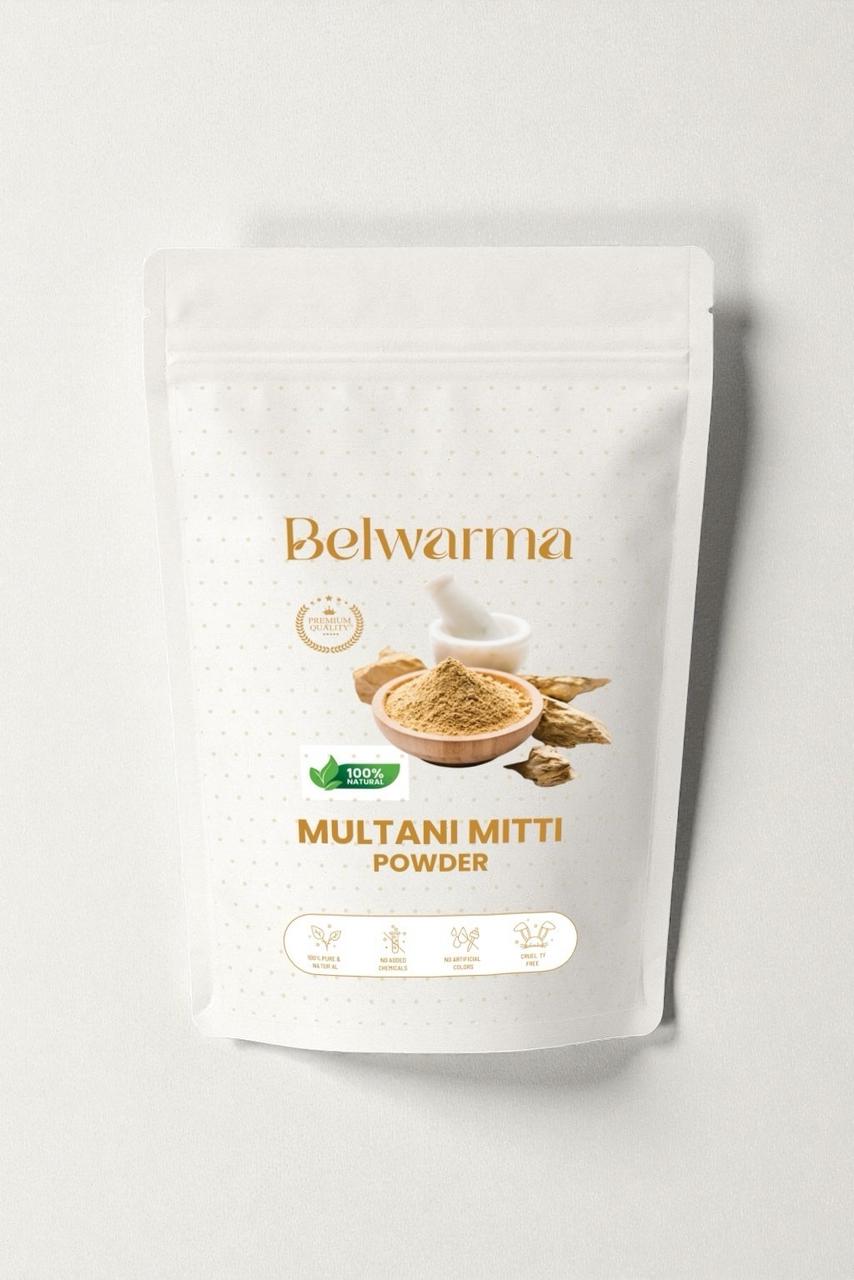 Belwarma Pure Multani Mitti | 100% Natural Fuller’s Earth Powder