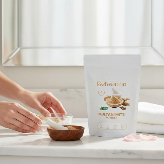 Belwarma Pure Multani Mitti | 100% Natural Fuller’s Earth Powder