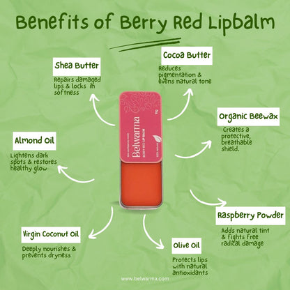 Berry Red Lip Balm