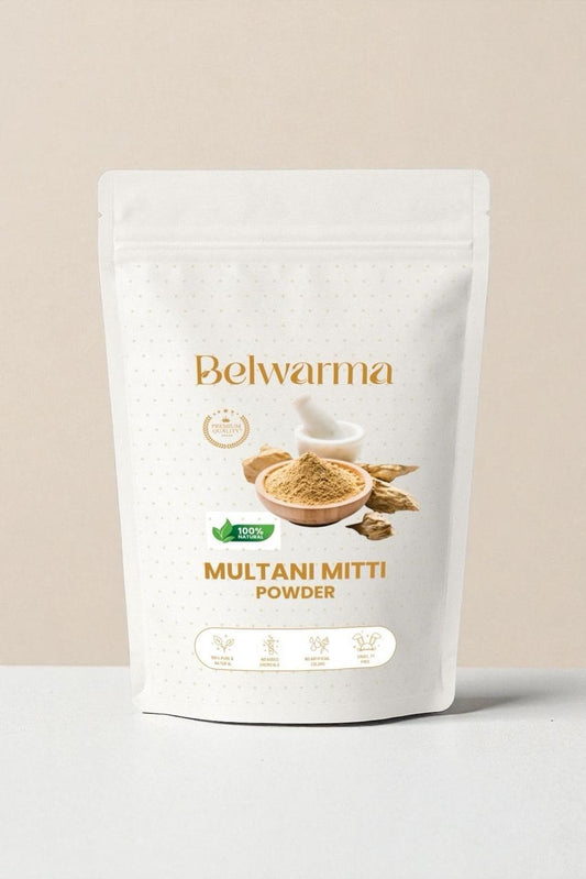 Belwarma Pure Multani Mitti | 100% Natural Fuller’s Earth Powder